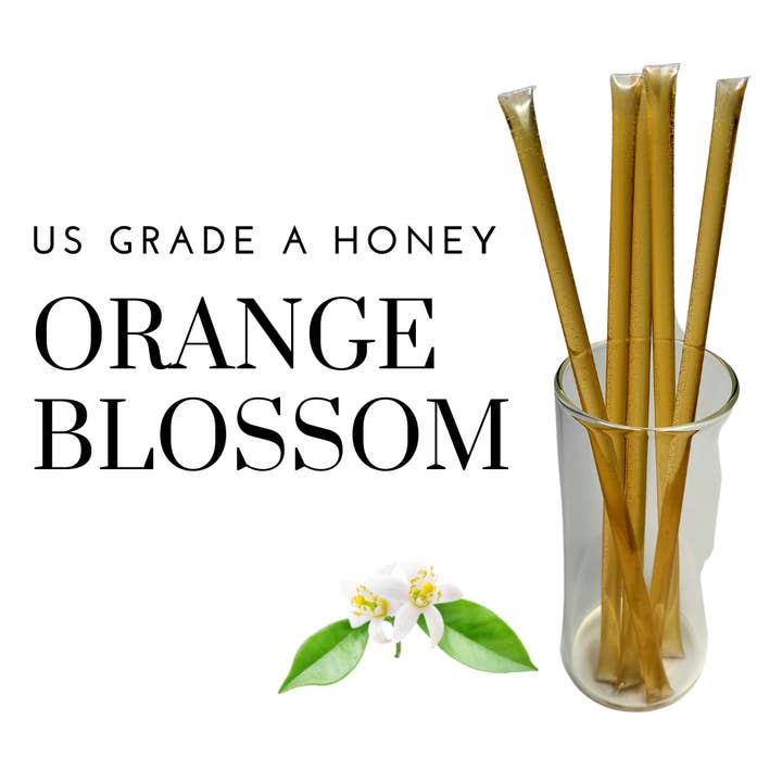 Candy Barn Express - Wholesale Honey - Bee Krazy Honey Sticks - Orange Blossom 50 Ct. Refill1