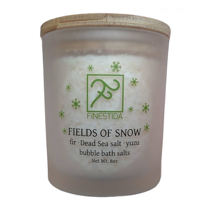 Sels de bain moussants Champs de Neige pour la vente par Finestida