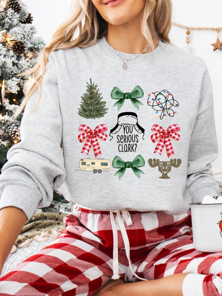 Gráfico de Natal You Serious Clark por atacado de Top Notch