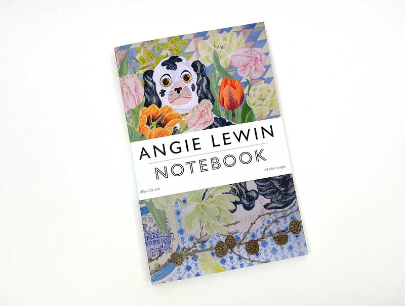 Art Angels - Wholesale Notebook - Wally Dogs and Tulips Notebook - Angie Lewin0