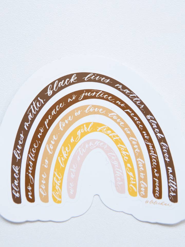 Autocollant arc en ciel pour la vente par LeLe Chan Designs
