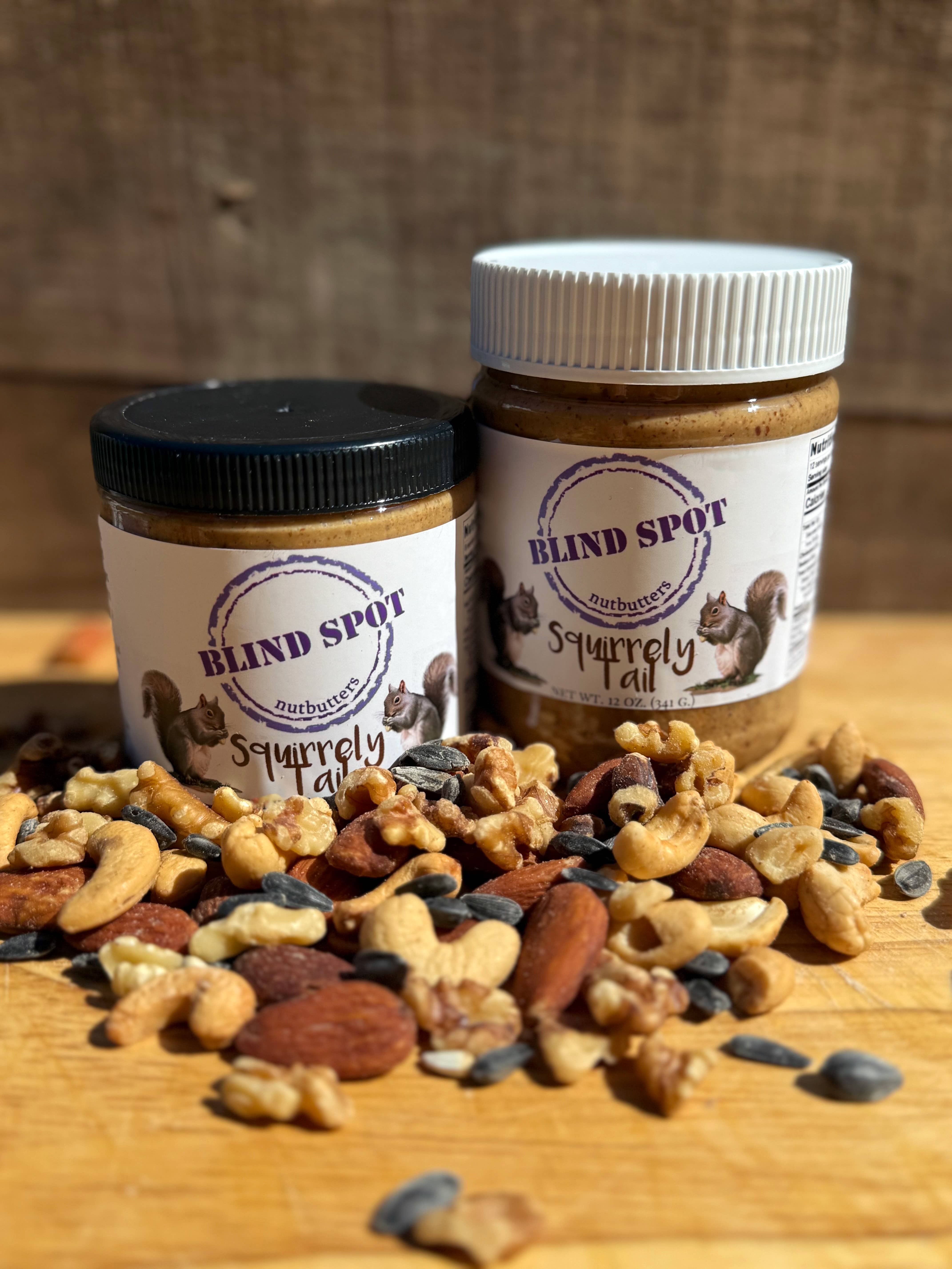 Blindspot Nutbutters - Wholesale Nut butter - Squirrely Tail Blended Nutbutter
