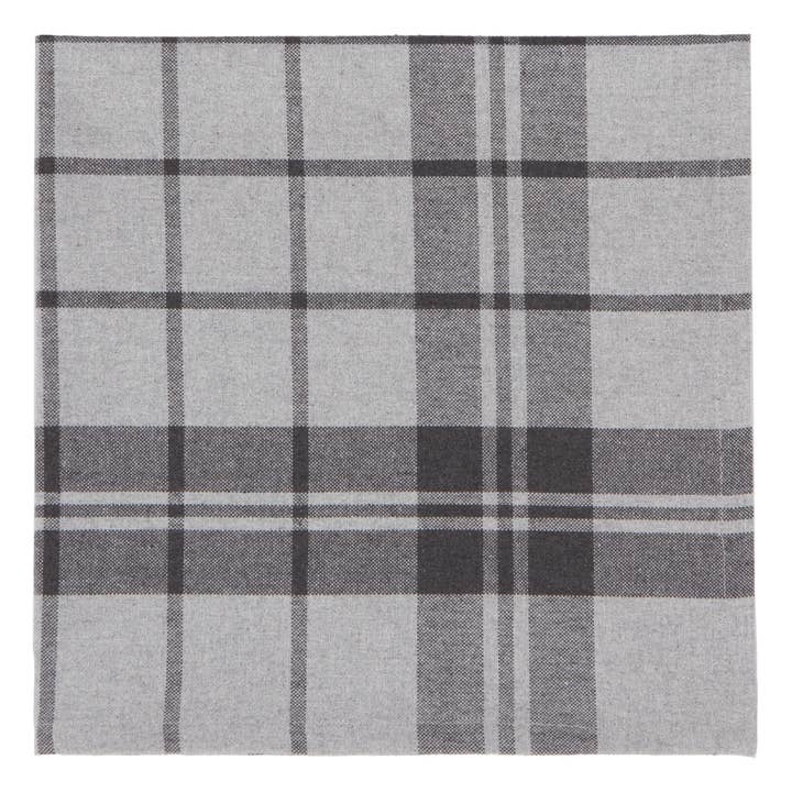 Now Designs by Danica - Wholesale Dinner & Cloth Napkin - Recycled Cotton 2nd Spin Gray Napkins Set of 4