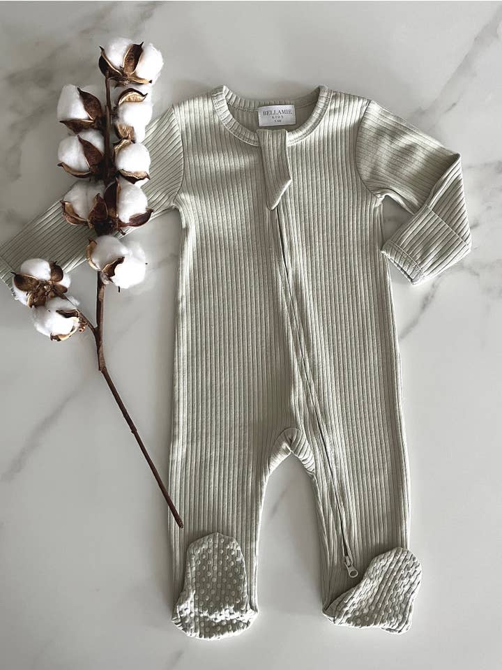 Bellamie Kids – wholesale Jumpsuit – Baby – Ribbed Babygrow | Matcha2