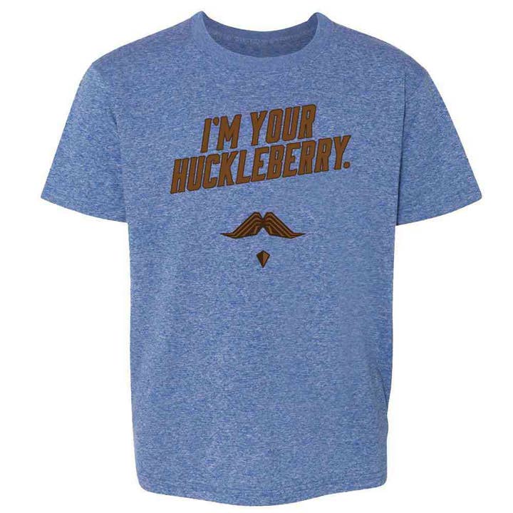 Pop Threads – wholesale Screen-printed t-shirt – Kids – Im Your Huckleberry Western Quote Funny Vintage Kids & Youth Tee