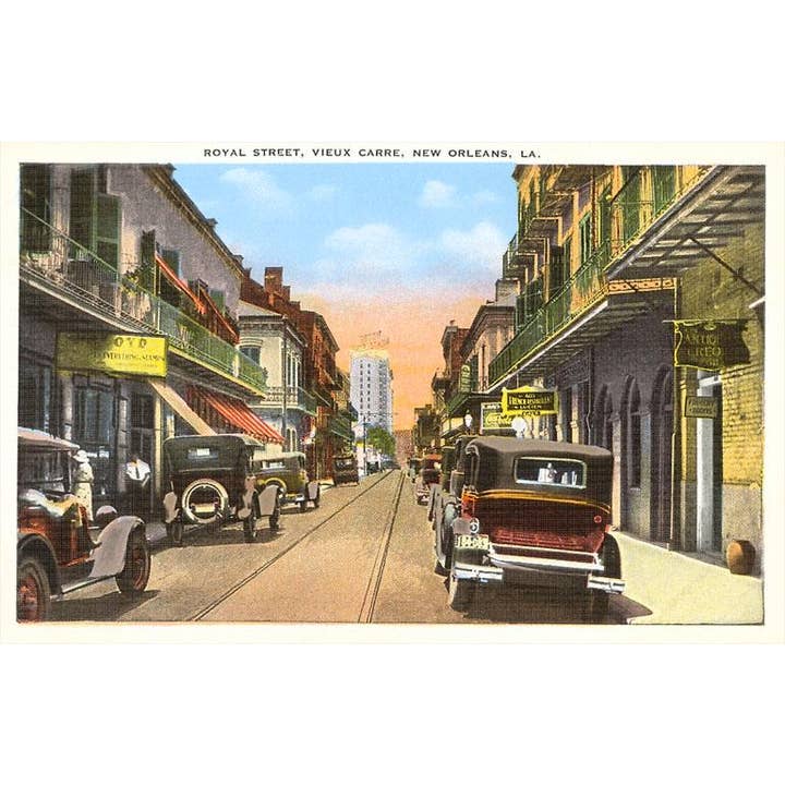 Vykort LU-211 Royal Street, Vieux Carre, New Orleans för wholesale av Found Image Press