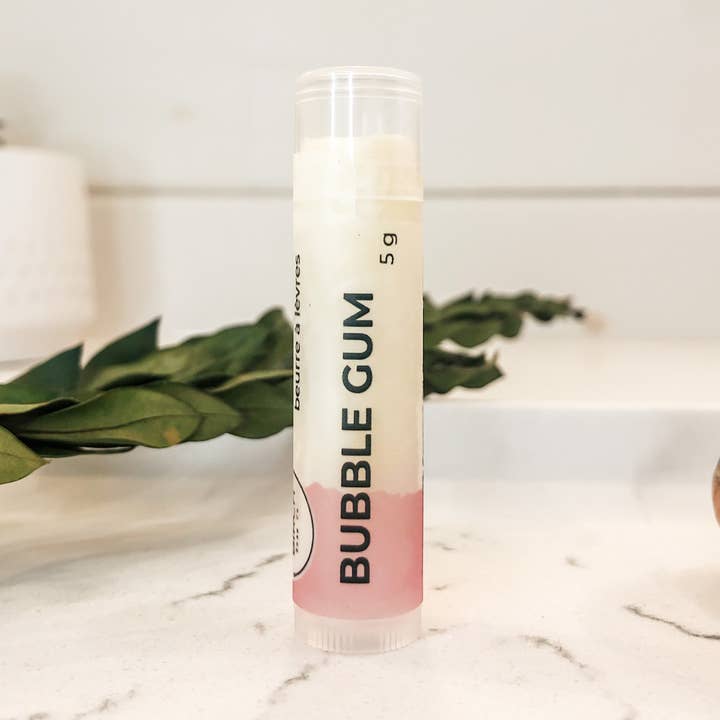 BUBBLE GUM LIP BUTTER for wholesale by Bare Birch Soap Company