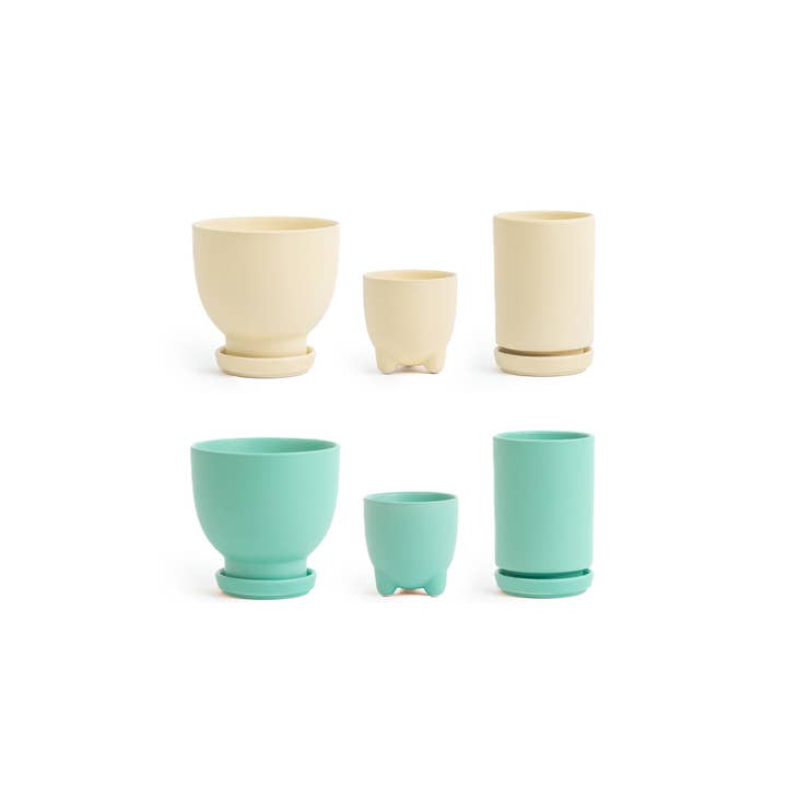 Momma Pots - Wholesale Plant Pot - Two Color Plant Junkie Pack - 16 pc/cspk 4