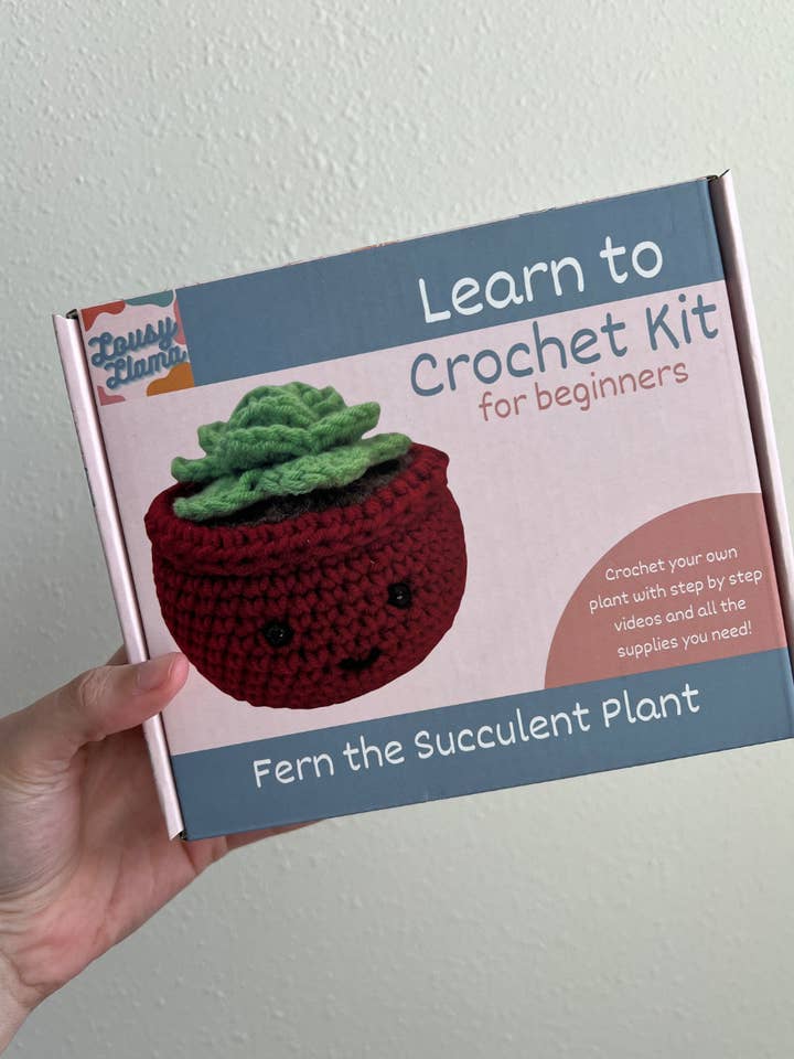 Sukkulenten-Set für Anfänger häkeln lernen für den Großhandel von Lousy Llama Creations