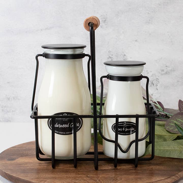 Milkhouse Candle Company - Wholesale Candle Holder - Candle & Matchstick Metal Holder by Milkhouse Candle Co0