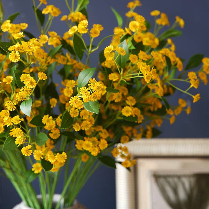 ACNITE(We cover U.S. import duties) - Wholesale Artificial Flowers - Colorful chamomile plastic flower Artificial wild flower3