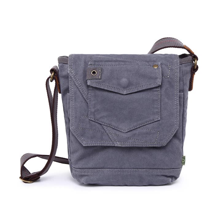 Spring Palm Canvas Crossbody for wholesale by TSD Brand