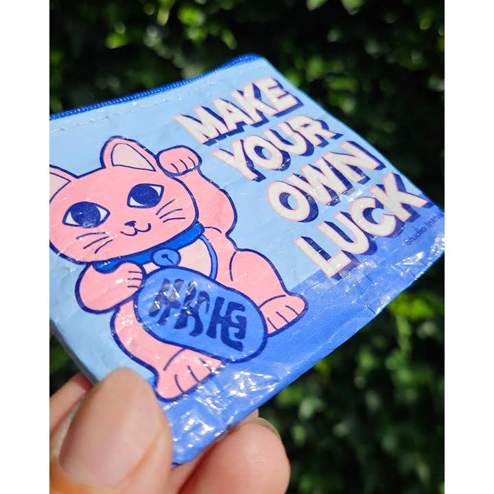 Studio Inktvis - Wholesale Coin Purse - Women's - Mini wallet Maneki Neko make your own luck recycled plastic3