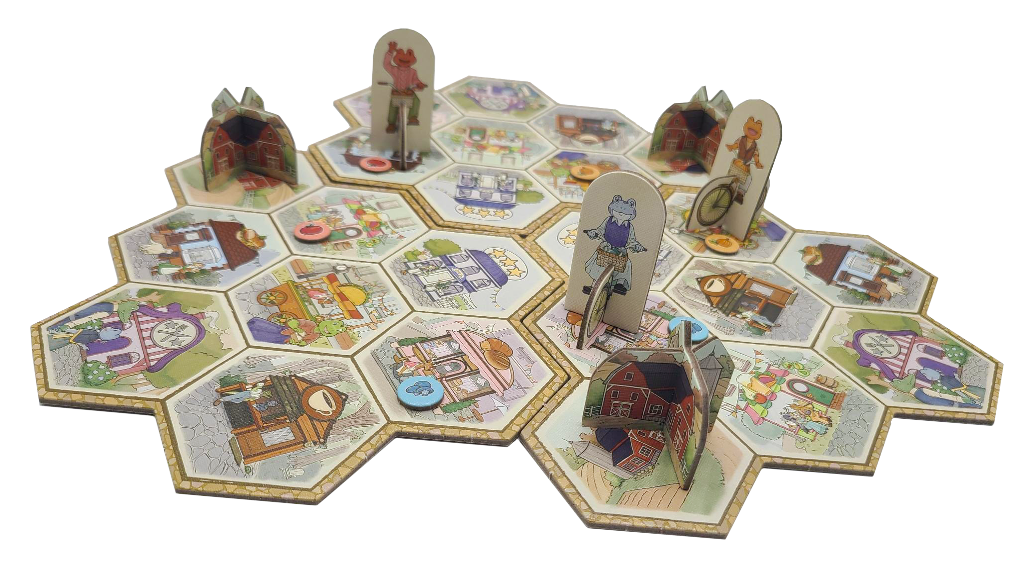 Snowbright Studio - Wholesale Board Game - Harvest Hoppers, a cozy board game3