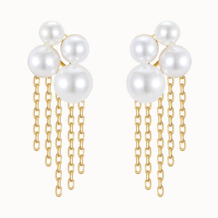 Nava Copenhagen - Wholesale Dangle Earrings - Pelagia Earrings - Gold Plated0