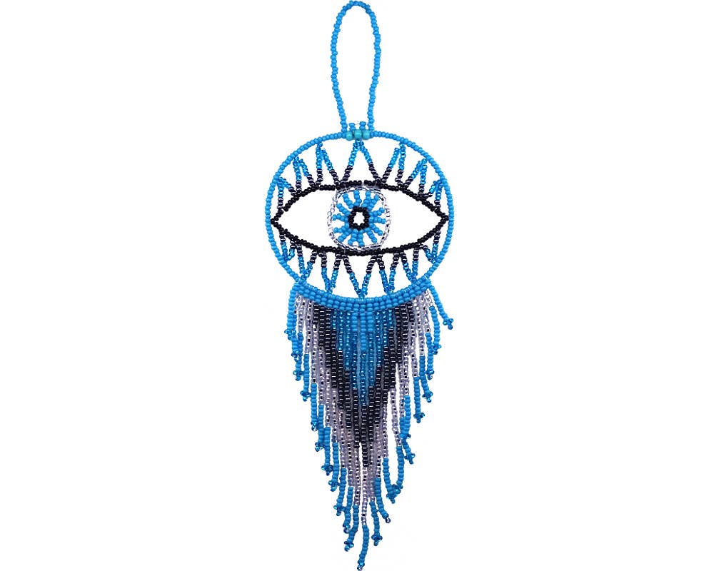 Pichincha - Wholesale Dream Catcher - Round Beaded Evil Eye Dream Catcher Hanging Ornament3