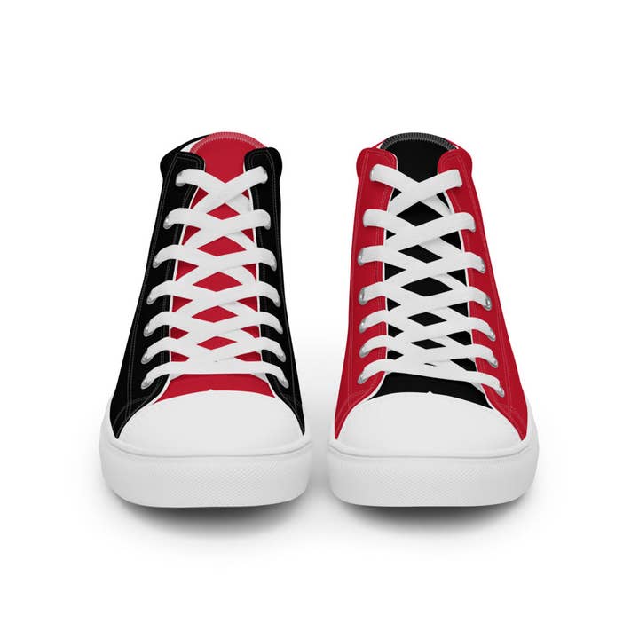 STFU - Wholesale Lifestyle Sneakers - Men's - Tony Trixx Chicago Men’s high top canvas shoes - Red