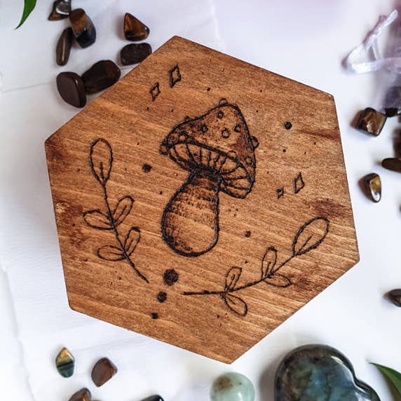 Champignon nipsting kasse for engroshandel hos NeiasArt