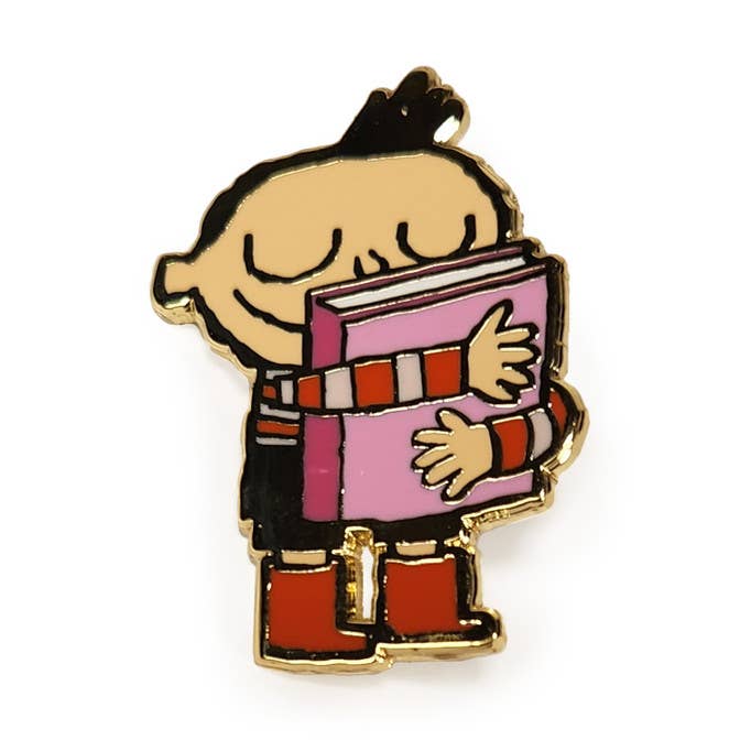 The Scott C Shop - Wholesale Lapel Pin/Button - Hug Machine Book Hug Pin0