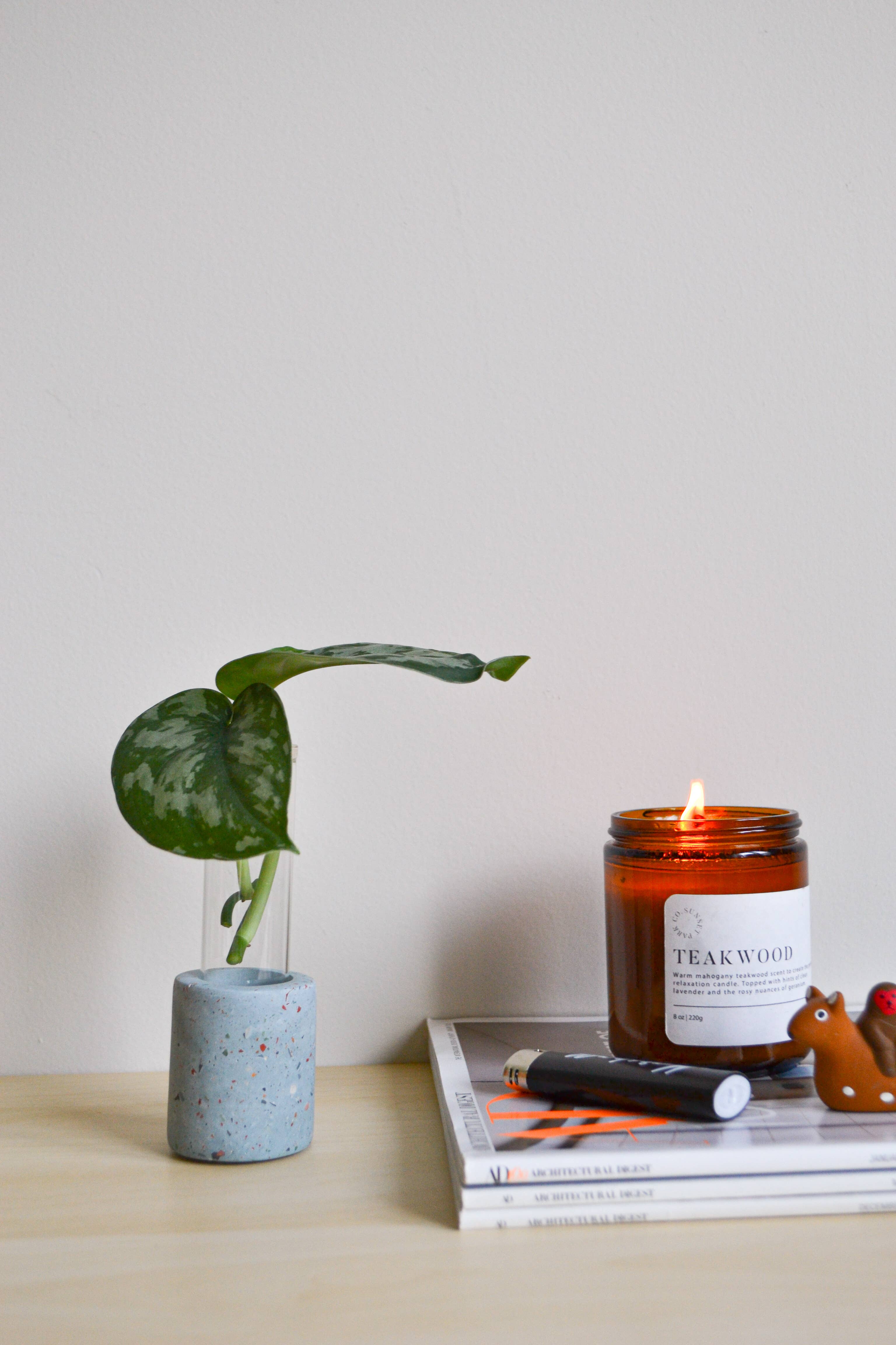 LindaMakess - Wholesale Plant Pot - Zero Waste Terrazzo Single Propagation Test Tube Plant Stand7