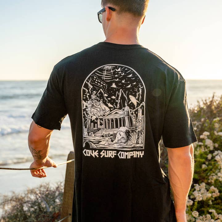 UFO Party Tee - Black for wholesale by Cove