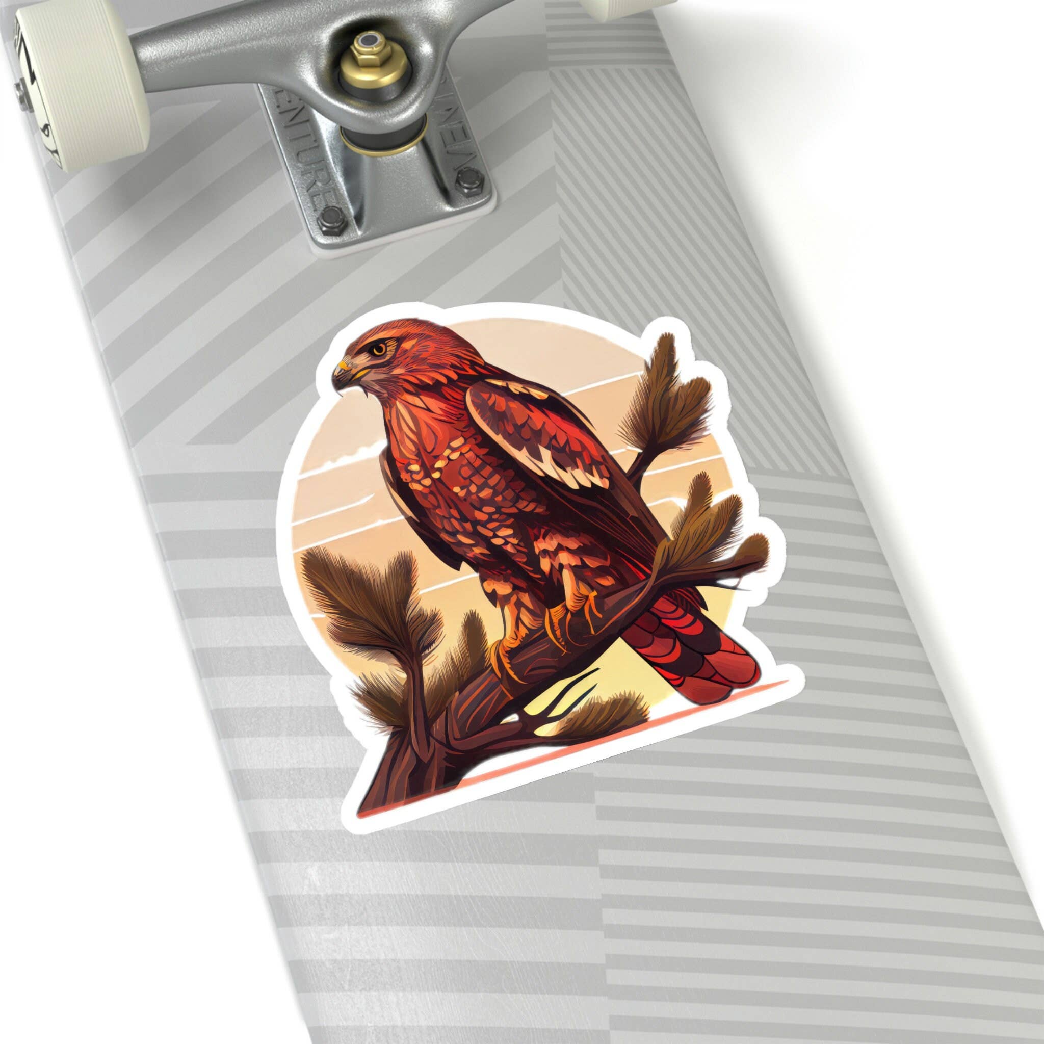 Smartstead Homestead - Wholesale Sticker - Waterproof Vinyl Sticker - Red-Tailed Hawk Perch Sticker9