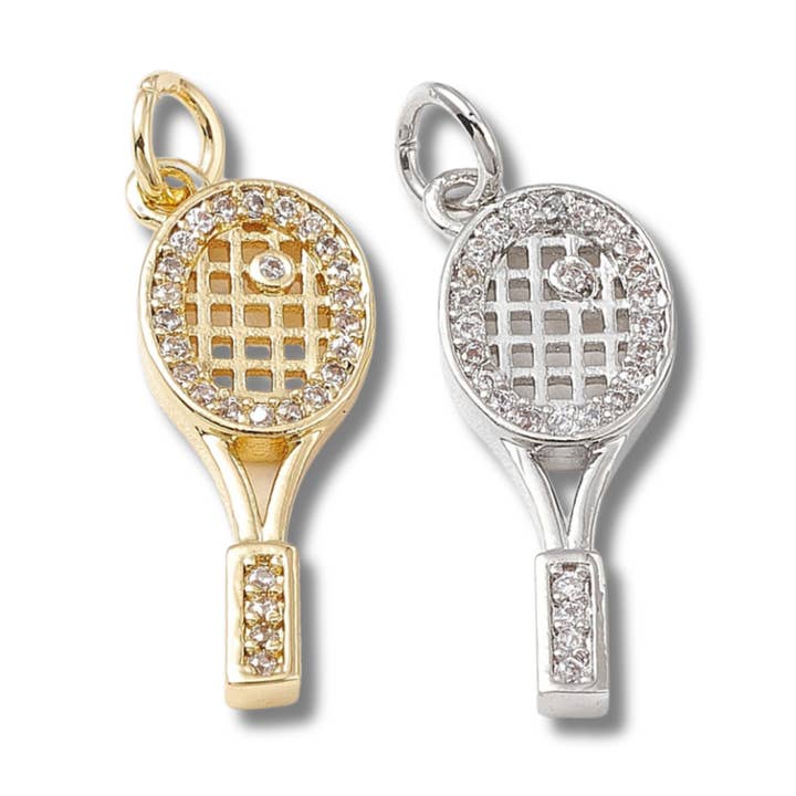 Tennis Racket Charm for wholesale by Love, Paige Designs