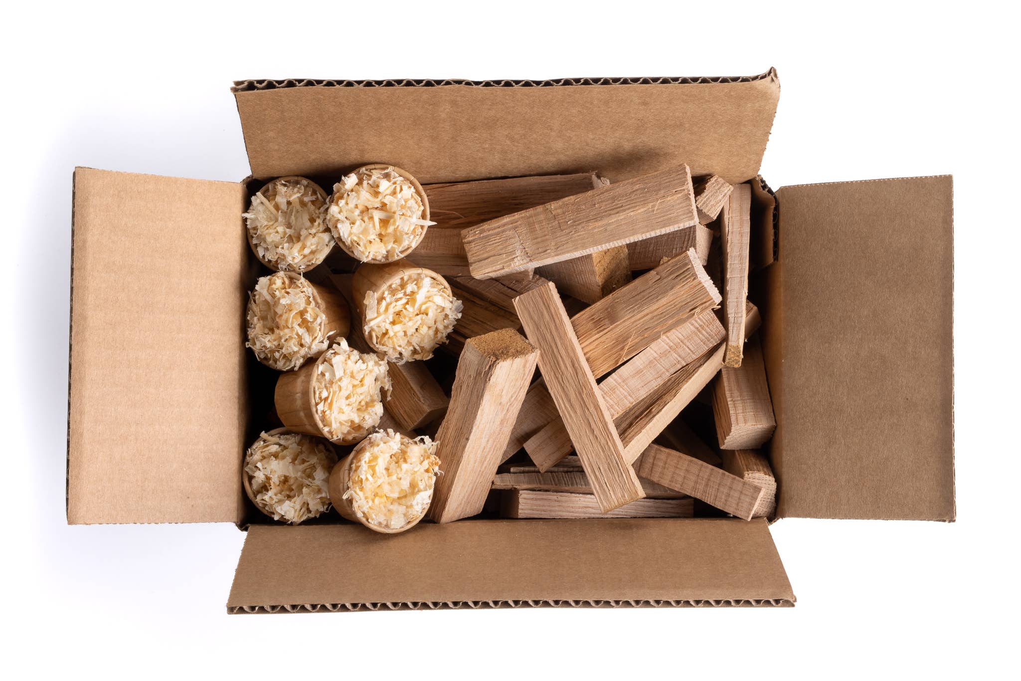 Superior Trading Co. - Wholesale Outdoor Grill Tools - Kiln Dried Oak Firewood with Firestarters Included.2