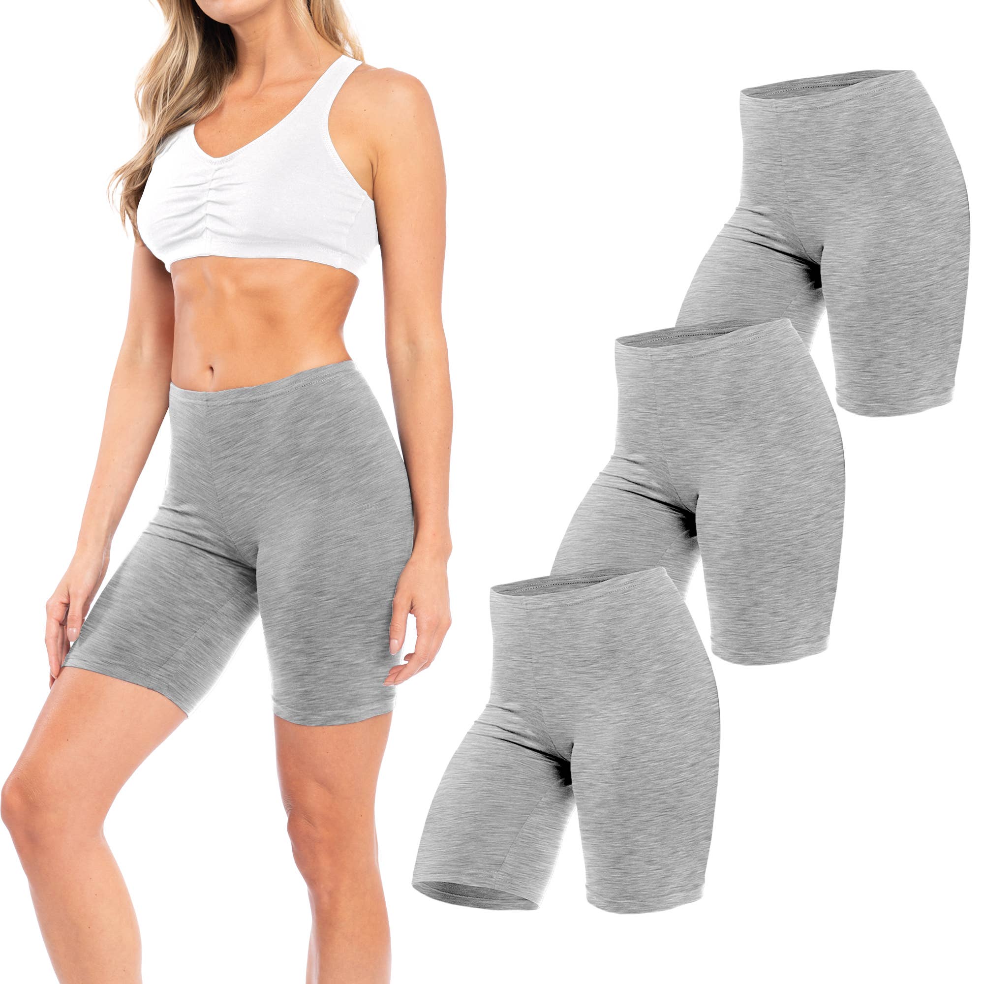 I-Wear Brands - Wholesale Athletic Shorts - Women's - 3 Pack Women's Cotton Boy Shorts Underwear Anti Chafing2