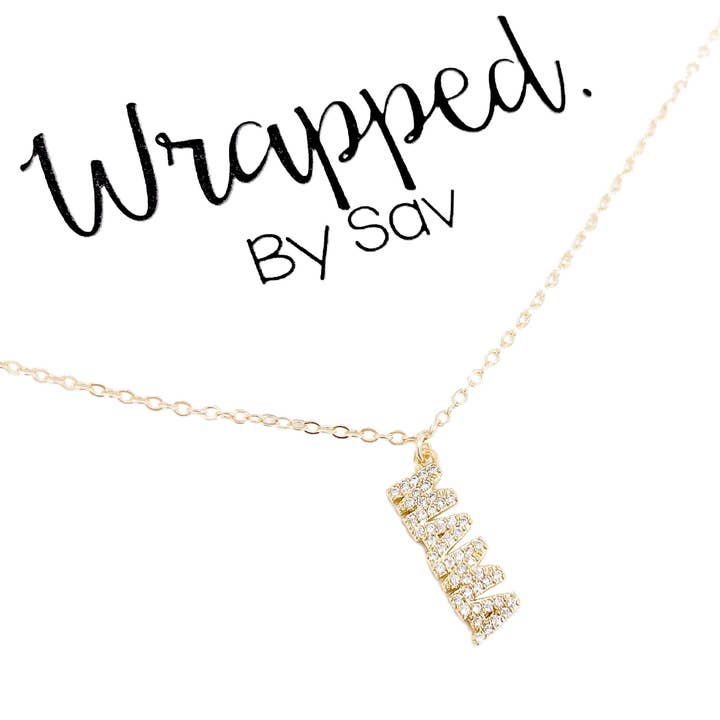 Collier Mama pour la vente par Wrapped. By Sav