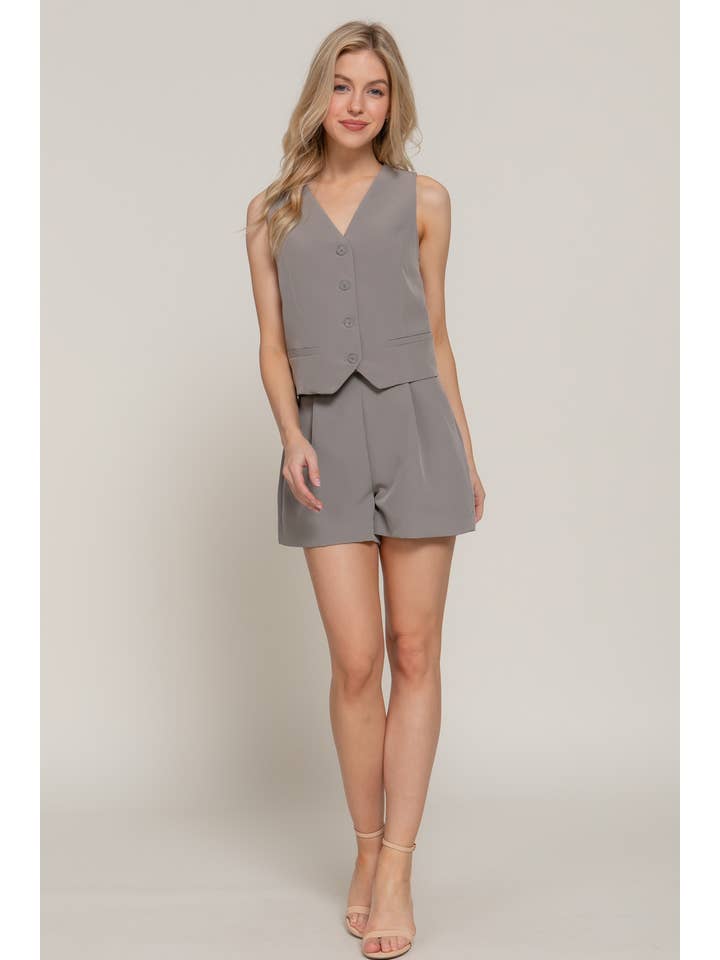 Active Basic | Active USA - Vente Short – femme - Short à plis devant