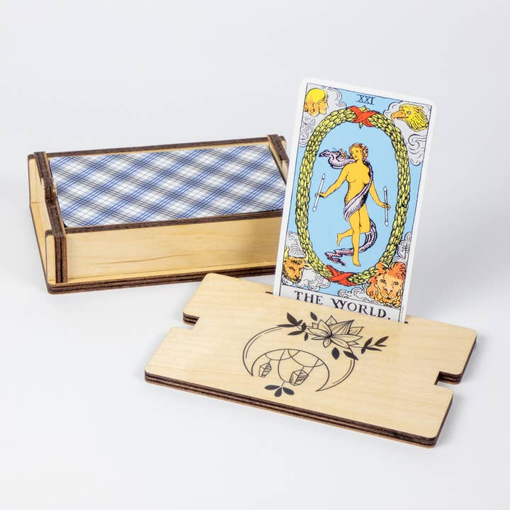 Standish House - Wholesale Tarot cards - Tarot card box & holder, Wooden, unique designs32