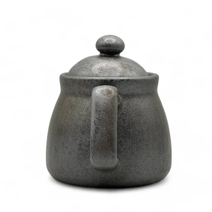 Inoue Tea – Engroshandel Tekande – Kuro Nunome mat sort Mino-yaki Kyusu - japansk tekande2