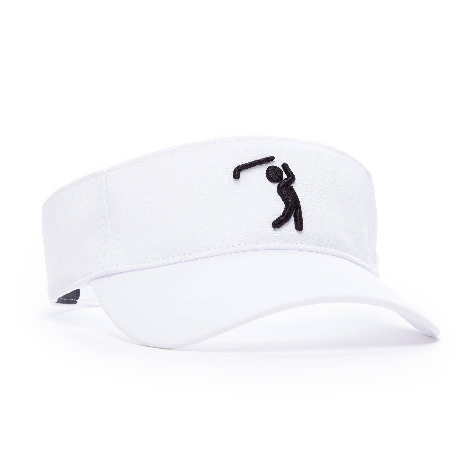 Bogey Bros Golf Co - Wholesale Visor - Unisex - Bogeyman White/Black - Visor2