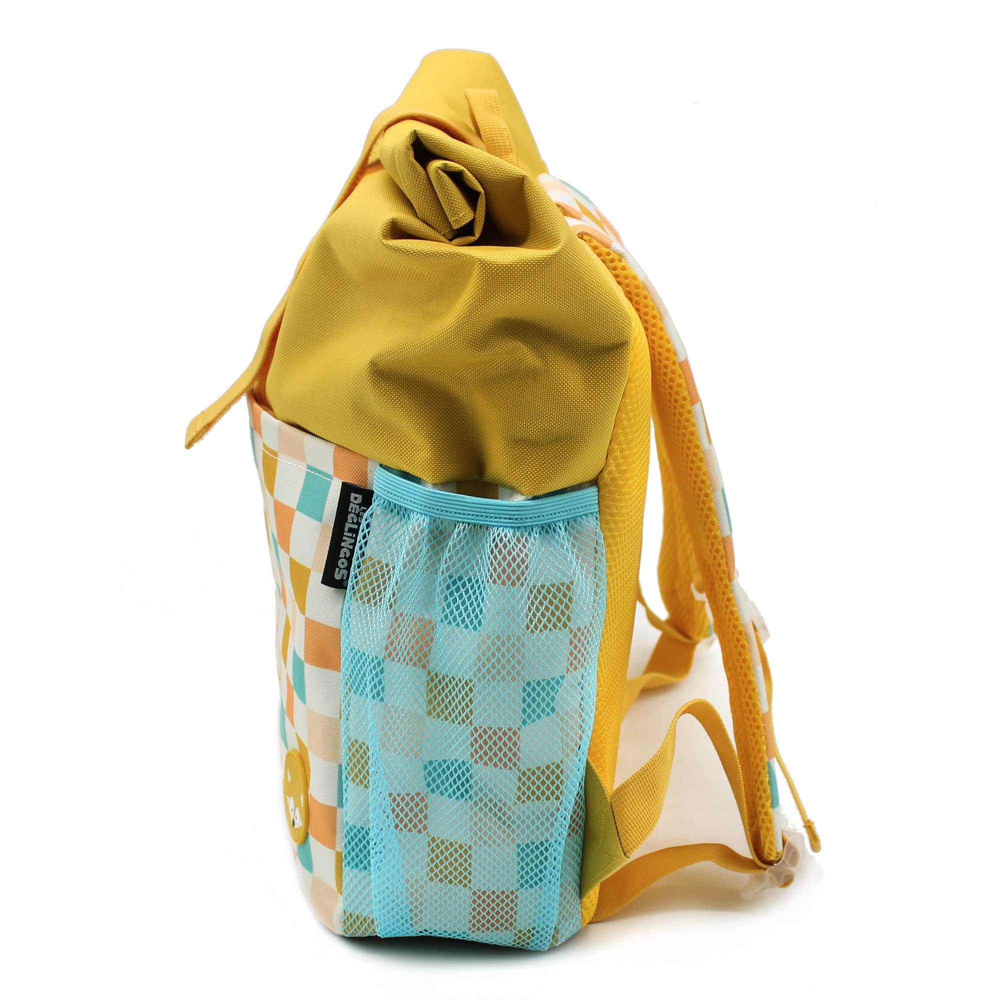 Les Déglingos, France - Wholesale Backpack - Kids - LES DEGLINGOS ROLLTOP BACKPACK CYRANOS THE FOX - 41CM2