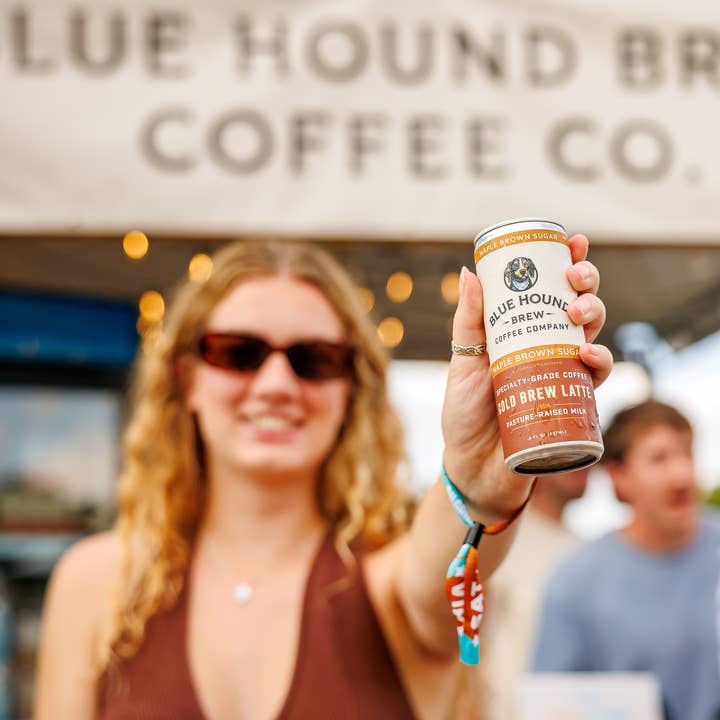 Blue Hound Brew - Venta al por mayor Café helado/infusiones frías - Latte de Cold Brew con Azúcar Moreno y Arce3