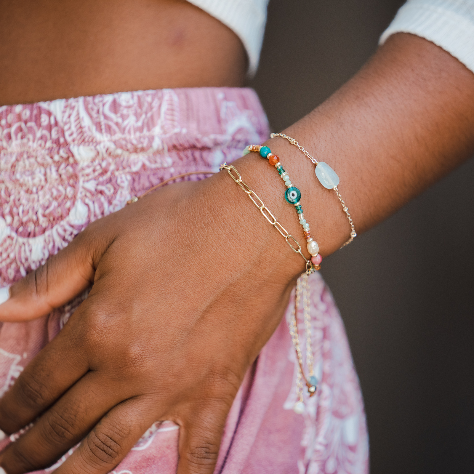 Lotus and Luna - Wholesale Jewelry Set - Stone of the Earth Bracelets (10 Pack Assortment)4