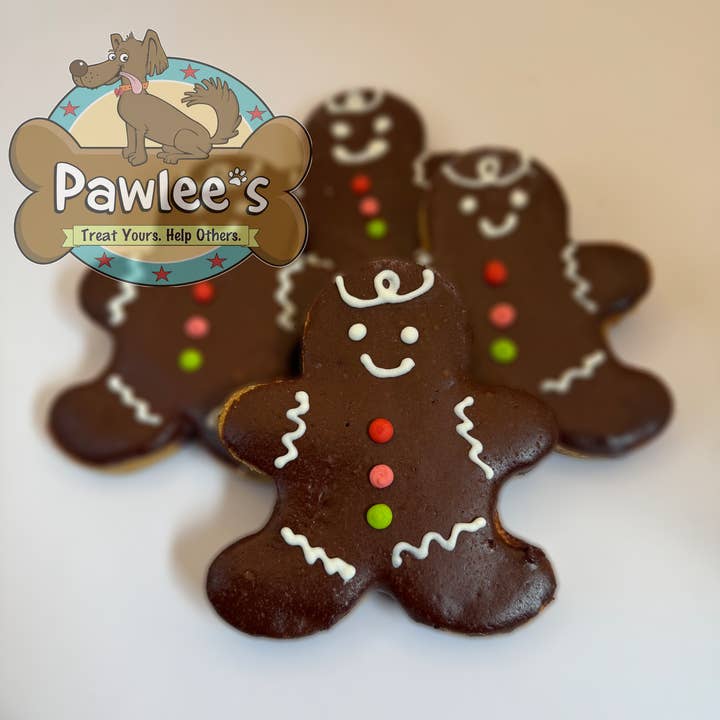 Pawlee’s - Wholesale Pet Treats - Dog - Gingerbread Man Cookie 10/Pack0
