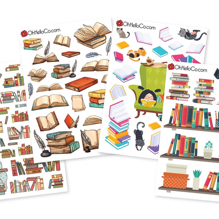 Bibliophile Stickers for wholesale by Oh, Hello Paper & Gifts
