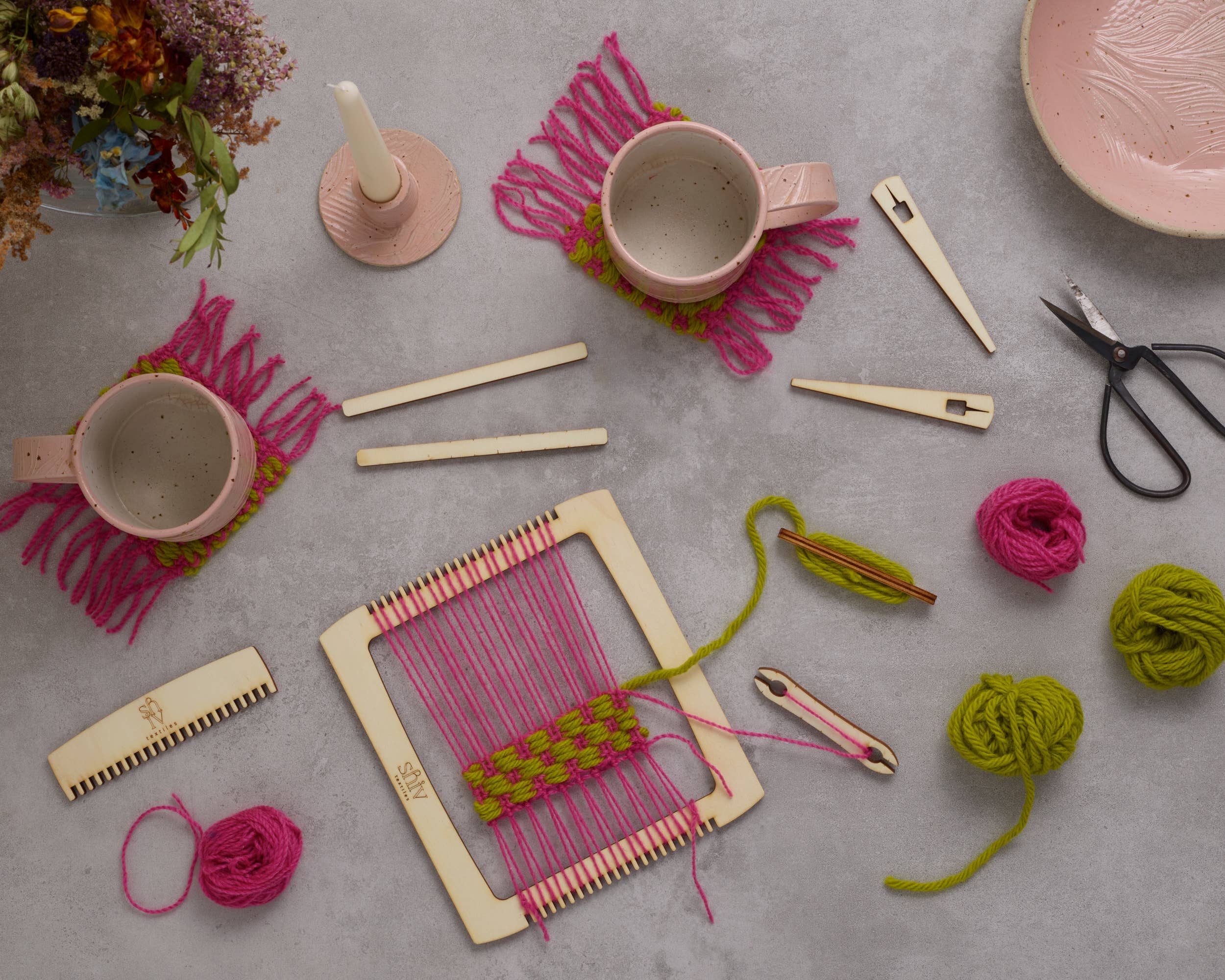 Shiv Textiles - Wholesale DIY Craft Kit - Beginners Weaving Kit10