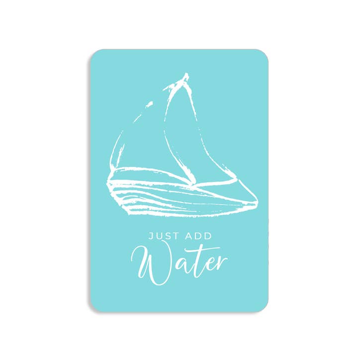 Viv&Lou - Vente Colliers à pendentif - Carte-souvenir Just Add Water2