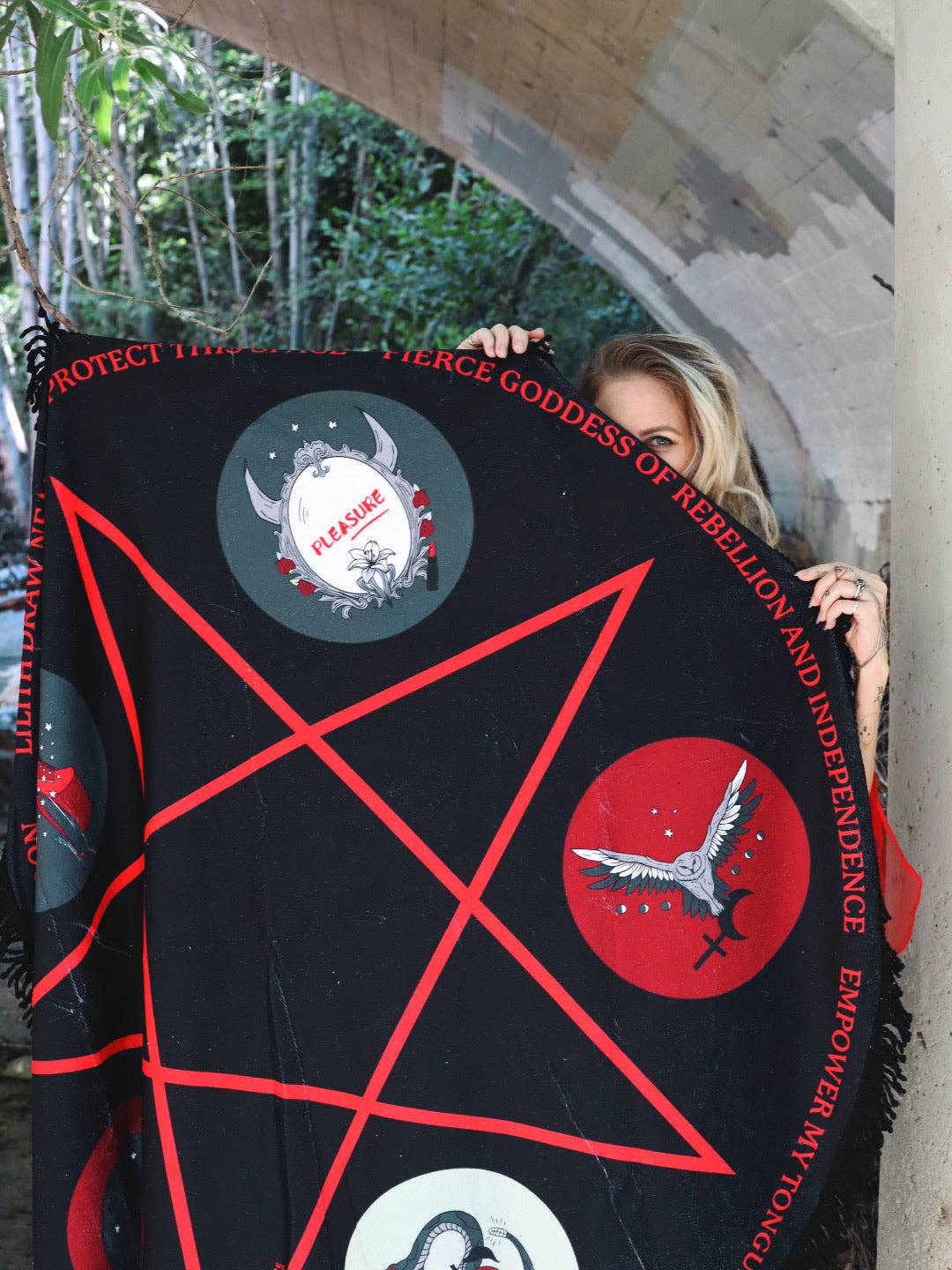 Lady Moon Co.® - Wholesale Beach Towel - The Traveling Spell Space: Lilith4