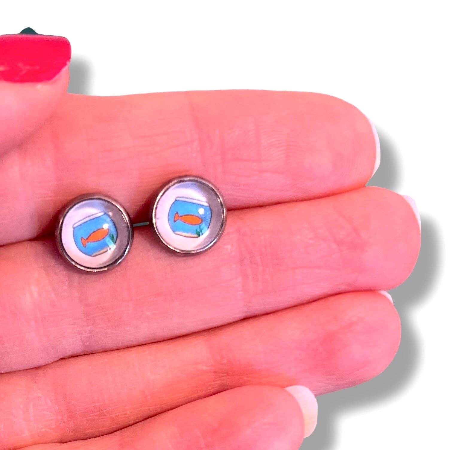 Dans l'Air du Temps Bijoux - Wholesale Earrings - Kids - Children's Fish Earrings / Like a Fish in Water1