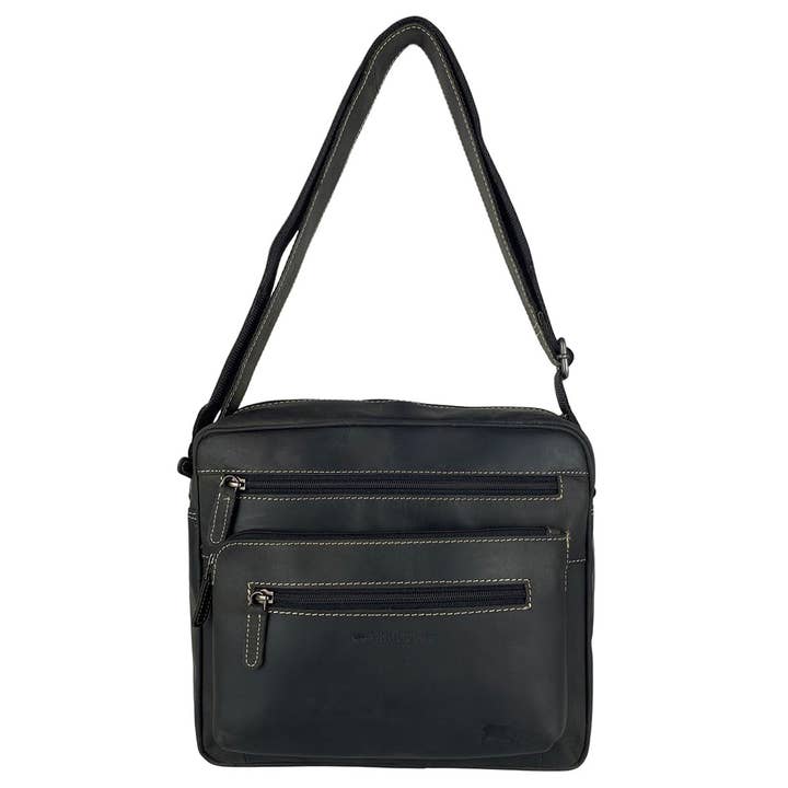 Arrigo – Großhandel Schultertasche – Unisex – Arrigo Unisex Schultertasche aus Büffelleder – 3 Farben22