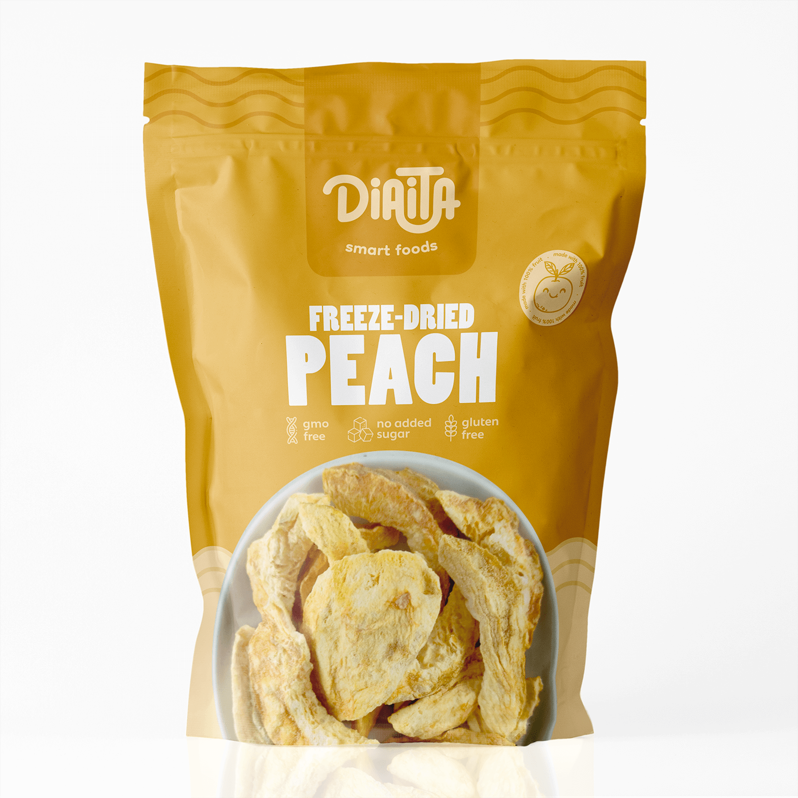 Diaita - Wholesale Dried/Dehydrated Fruit - Freeze Dried Peach Snack0