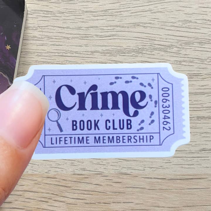 Autocolante do Clube do Livro de Crime por atacado de Peachi Lane