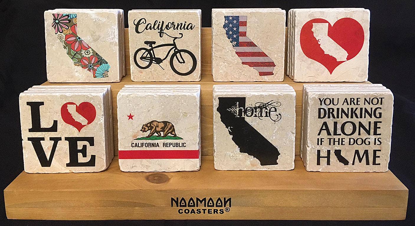 Noomoon - Wholesale Retailer Display - Home & Living - 8 Design Wooden Coaster Display1