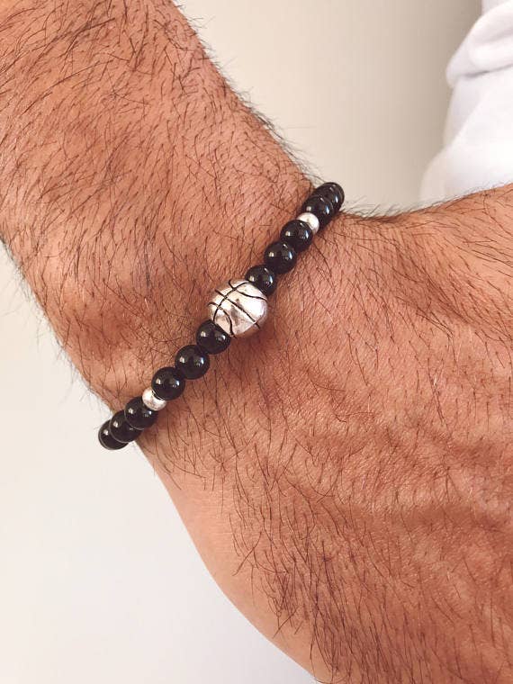 Christina Christi - Wholesale Beaded Bracelet - Mens Basketball Bracelet3