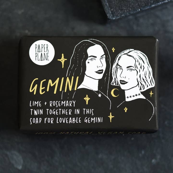 Gemini Star Sign Zodiac Bar - Natural and Vegan Horoscope Soap for wholesale by Alvisse Cosmetics