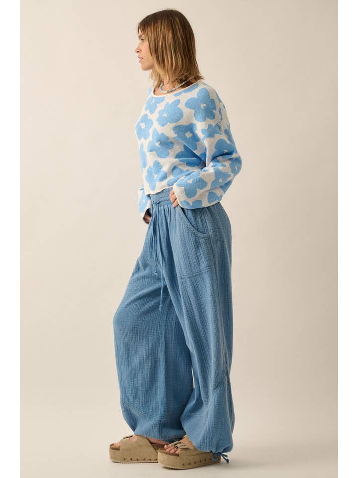 Promesa USA - Wholesale Pants - Women's - Mineral Washed Crinkle Cotton Parachute Pants25